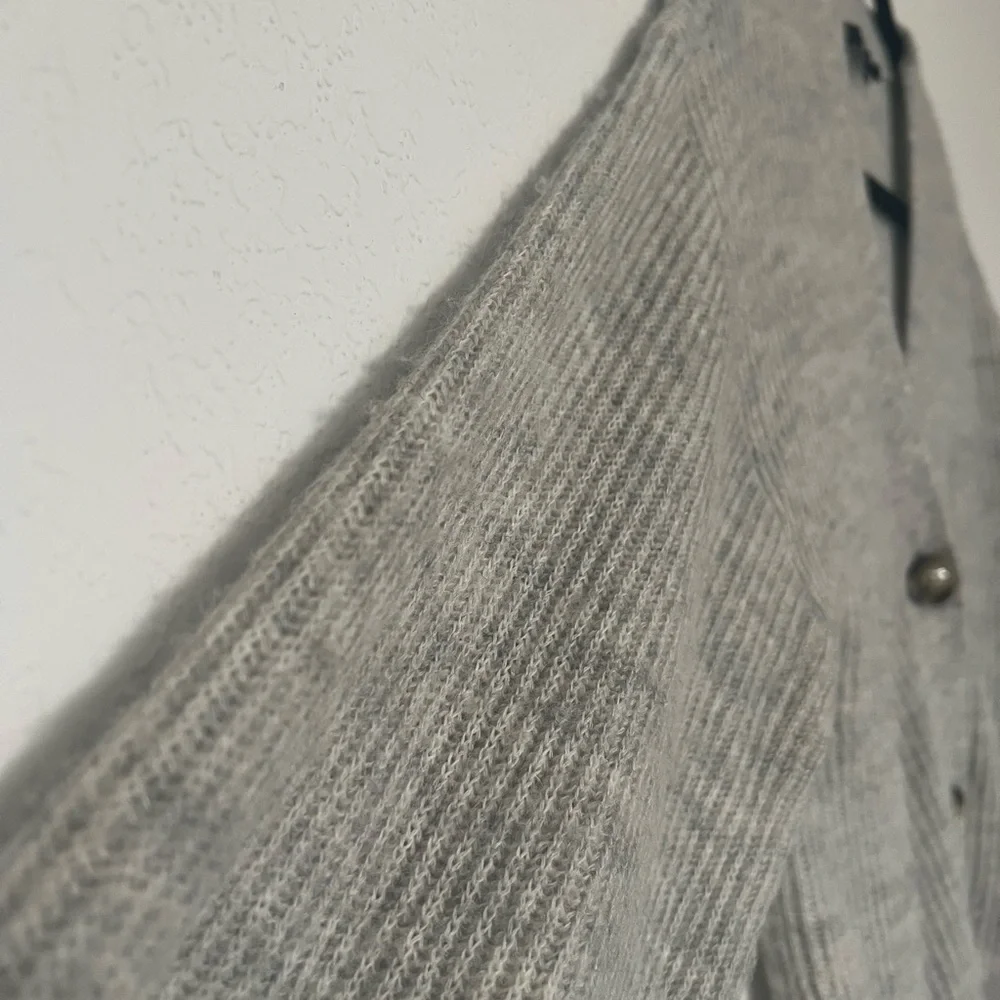 Quince baby alpaca wool cropped cardigan - Picture 8 of 12